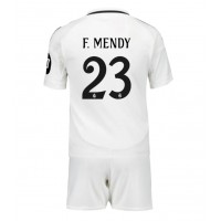 Camisa de time de futebol Real Madrid Ferland Mendy #23 Replicas 1º Equipamento Infantil 2024-25 Manga Curta (+ Calças curtas)